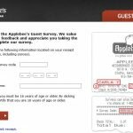 TalktoAppleBees – Win Applebees Sweepstakes in Applebee’s Survey $1000 Check