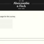 TellANF – Win Abercrombie $10 Off Coupon in Abercrombie&Fitch Customer Survey