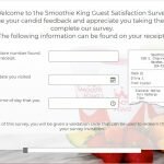 Smoothie King Feedback – $1 off for Smoothie King Menu in Smoothie King Survey