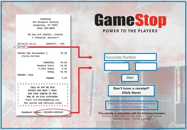 TellGameStop Official Rules and Guides to win GameStop Sweepstakes